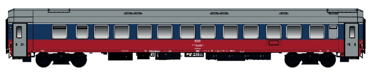 L.S. Models LS48201 - H0 - Schlafwagen WLSReem, RŽD, Ep. V